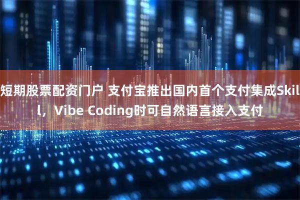 短期股票配资门户 支付宝推出国内首个支付集成Skill，Vibe Coding时可自然语言接入支付